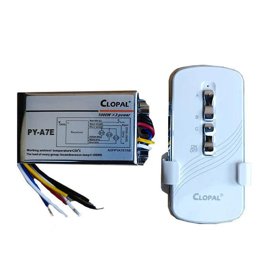 Clopal 3 Lights Remote Control Switches Make Your Lights Remote Control