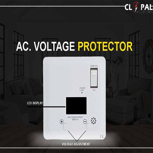 Clopal Automatic AC Voltage Protector Power Protection Against Voltage Fluctuation with Digital Display