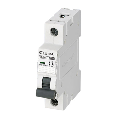Clopal 0.5A Miniature Circuit Breaker – Single Pole Safety MCB