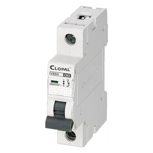 Clopal 63 Amp Safety Circuit Breaker Single Pole