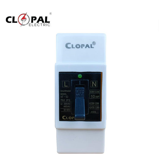 Clopal Double Pole Safety Circuit Breaker with LED 10, 15, 20, & 30A - Brand Quality Product
