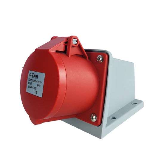 Clopal 32A 4-Pin Industrial Socket – 220-240V | Heavy Duty Connector