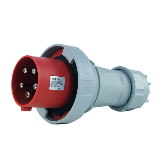 Clopal 32, 63 & 125A 5 Pin Industrial Plug – 220-240V | Heavy Duty Connector