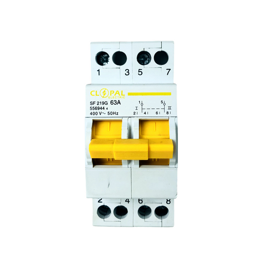 Clopal 63A 4-Pole Changeover Breaker Switch