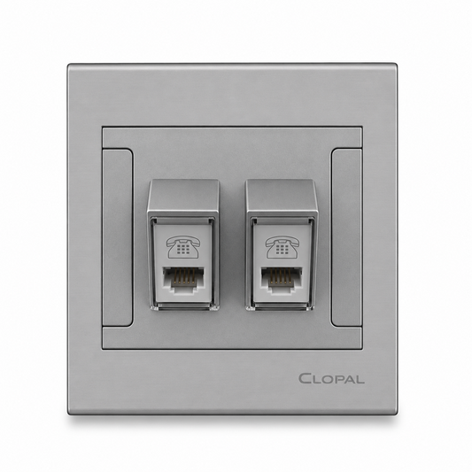 Clopal Elegant Grey Series 2-Telephone Superior Quality