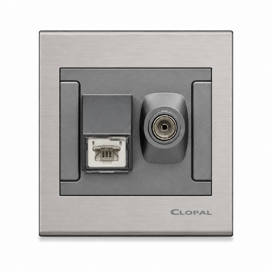 Clopal Elegant Grey Series Tv + Internet Superior Quality