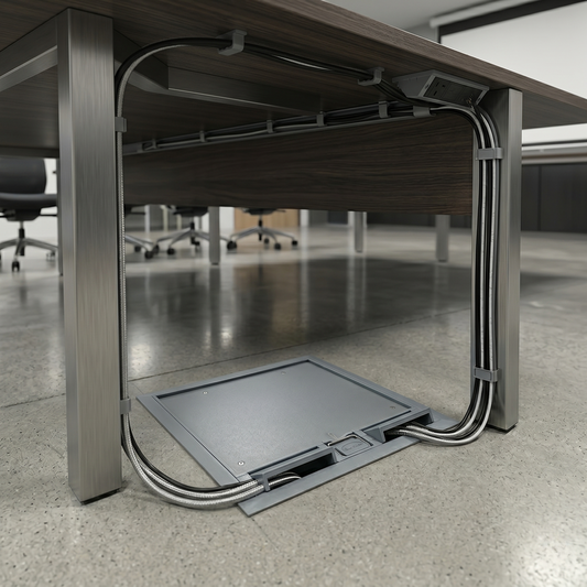 Clopal Floor Box with Metal Base High Standard Inside 4 Holes