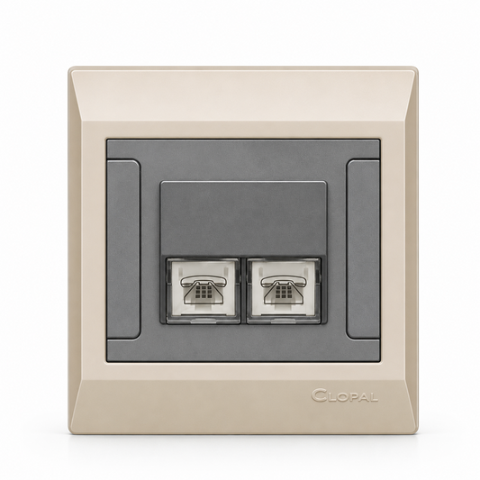 Clopal Golden Metalic Series 2-Telephone Superior Quality