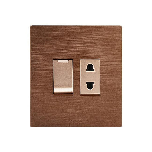 Clopal Pro7 Series 1 switch + 1 socket Superior Quality