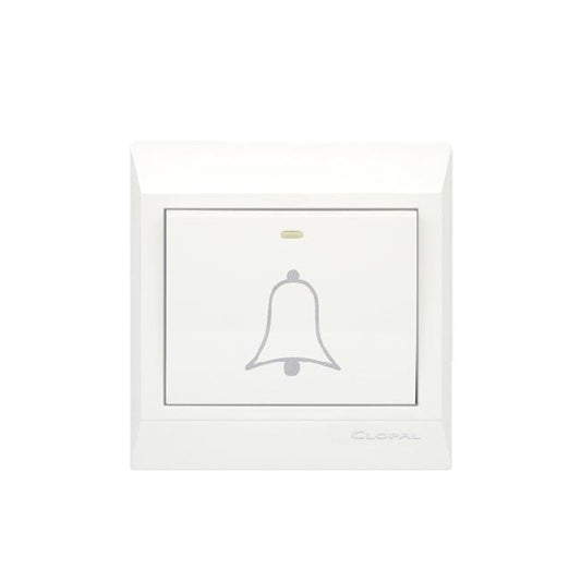 Clopal Pure White Series Bell Push Superior Quality