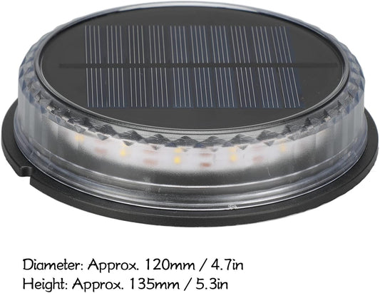 Clopal Solar Powered Outdoor Lights, High Efficiency IP65 Waterproof Sunlight for Sidewalk Patio