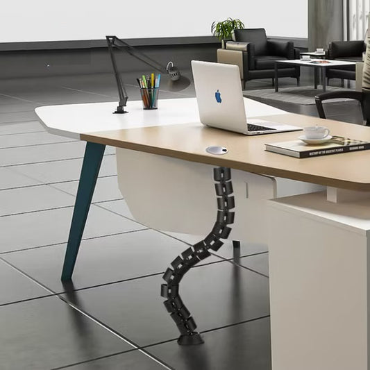 Wire Cable Spine Snake Cable Management for Office Desk / Cable Spine for Height Adjustable Desk