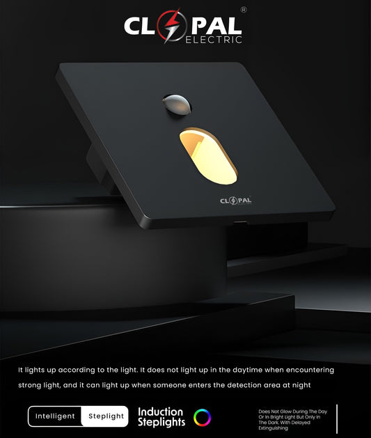 Clopal EGG Grey LED Stair Light Step Light Indoor / Outdoor Waterproof Stair Step Light 220V