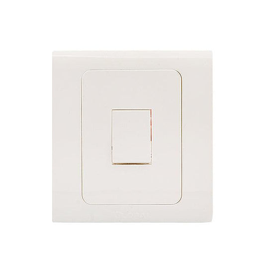 Clopal Typer White Series 1-Gang Switch Superior Quality