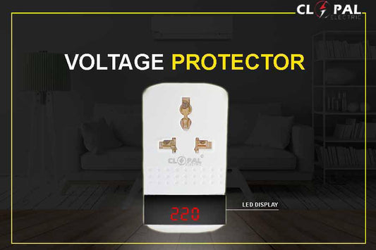 Clopal Automatic Voltage Protector Power Protection Against Voltage Fluctuation with Digital Display