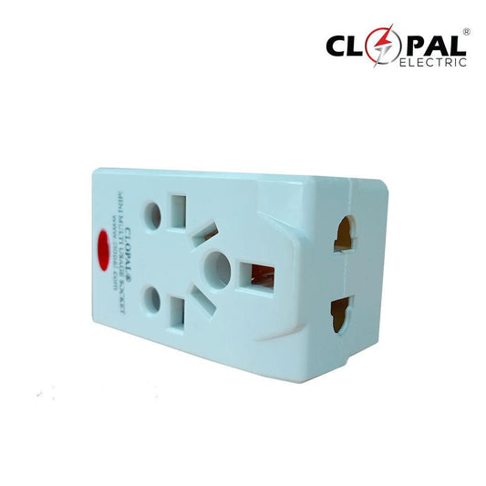 Clopal Multi Plug & Socket with Fuse Protection