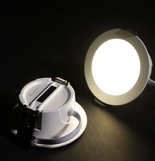 Clopal Led Light 7 Watts SMD Downlight Round Light V-220 - White & Natural