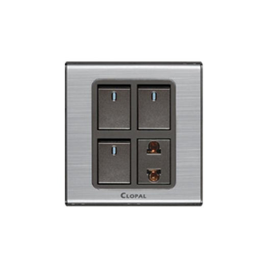 Clopal Inspire Series 3  switch + 1 socket Superior Quality