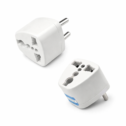 Multi-Plug Power Travel Adapter 2 & 3 Pins, Flat, Cross & Round Pins